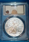 2020 U.S. SILVER AMERICAN EAGLE - KM#273 - FIRST DAY OF ISSUE -PCGS SLABBED-MS70