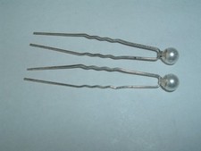 VINTAGE FAUX PEARL HAIR PINS UP DO HAIR ACCESSORY