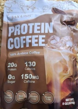 Jayuss Protein Coffee Powder 100% Arabica Coffee Keto 8 oz 227g Exp 12/2027