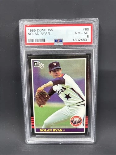 1985 Donruss - Nolan Ryan #60 PSA 8