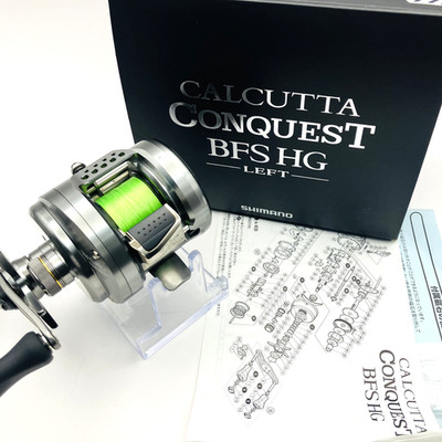 ''Exc+++++'' Shimano 17 Calcutta Conquest BFS HG Left Baitcasting Reel w/box s0497