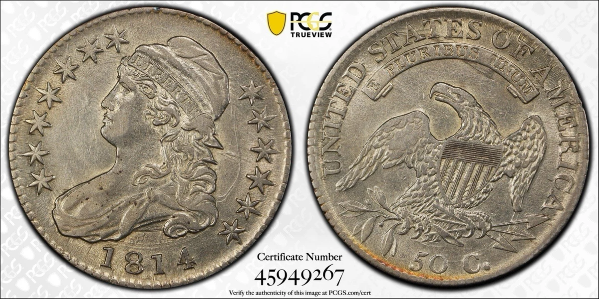 PCGS Certified US Early Half Dollar Coins (1794-1839) for sale | eBay