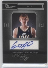 2010-11 Elite Black Box The Rookies Signatures 87/149 Gordon Hayward #8 Auto 3g8