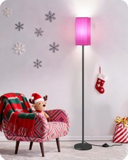 Floor Lamp, Pole Lamp with Foot Switch, Modern Standing Lampshade, Minimalist...