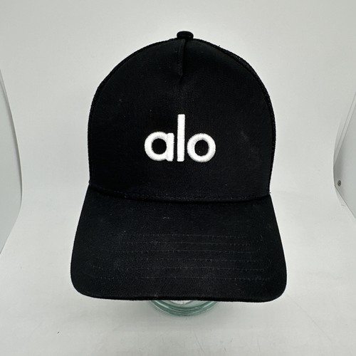 Gorra Alo District malla trasera a presión camionero bordada yoga fitness para hombre - Imagen 2 de 8