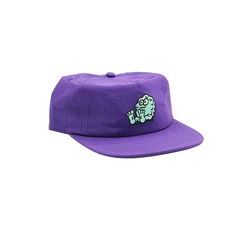 Snot Wheel Co. Hat Wide Boy Booger Logo Purple 