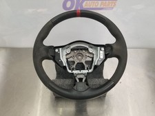 16 2016 Nissan 370z Nismo Steering Wheel Black Leather Suede Red Stripe