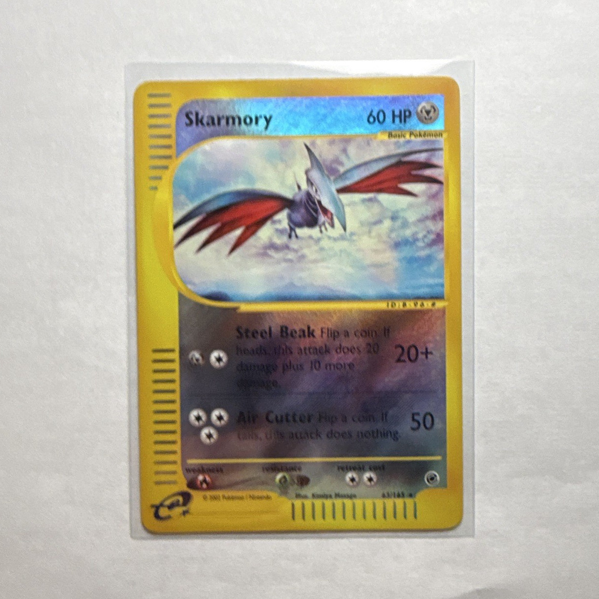 Skarmory 027/165 Expedition Base Set Reverse Holo English Rare 60HP Basic WOTC