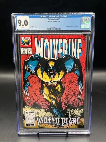 Wolverine #67 (Marvel Comics March 1993) CGC Graded 9.0 White Pages