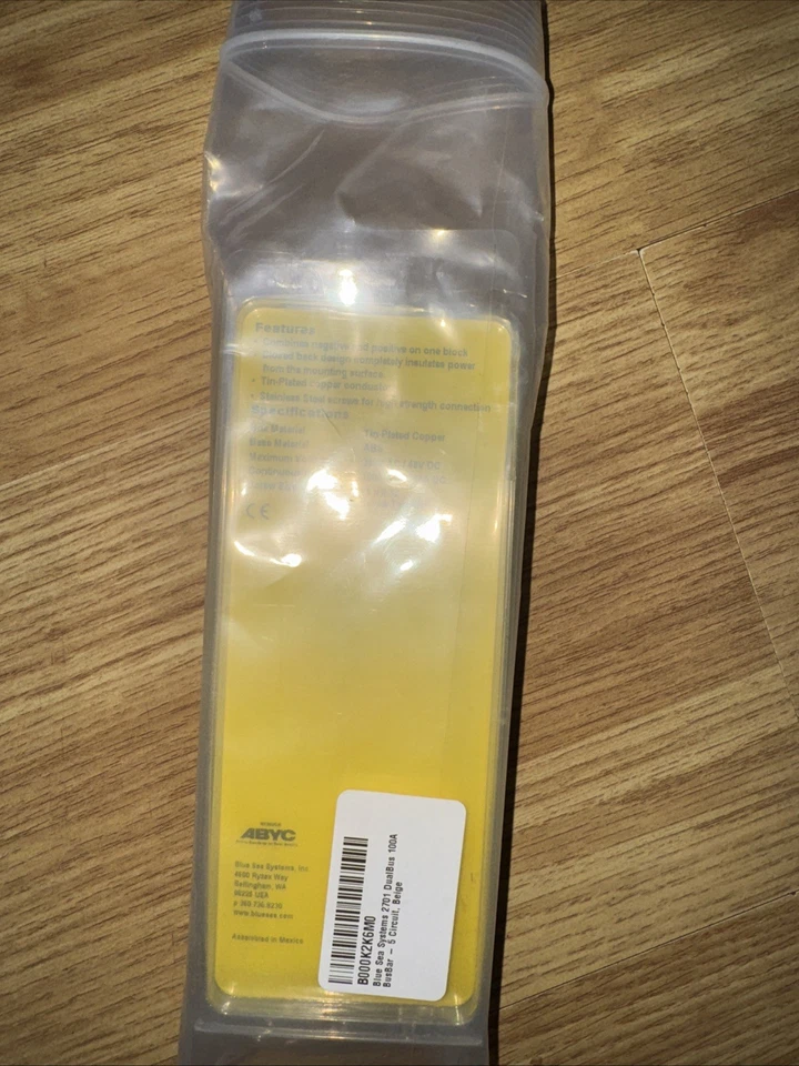 Blue Sea Dual Bus Combines Two Buses On One Block 2x5 Terminals - Image 2 of 2