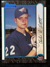 1999 Bowman Chrome Chuck Abbott Anaheim Angels Rookie Baseball Card #191 Near Mi
