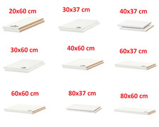 Ikea UTRUSTA Shelf Fit Various Wardrobe Frame Size White 18 MM Thick 2pack