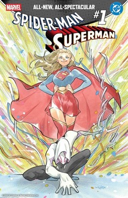 Marvel/DC: Spider-Man/Superman #1 Peach Momoko Variant Comic Book First Print