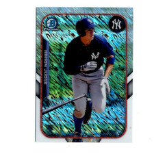 2015 -Aaron Judge- Bowman Chrome Shimmer Mini Baseball Rookie Card #FFM-AJ