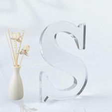 4 Inch Designable Acrylic Letters Unfinished Acrylic Letter for Wall Decor Decor