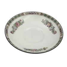 Wedgwood Kutani Crane Bone China Saucer Plate Floral R4464 England Replacement