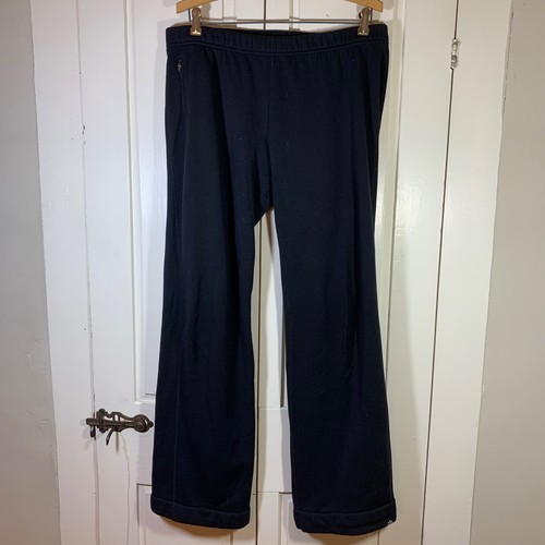 Athleta Fleece Pants Athletic Lounge High Rise Black XLT Hygge Cozy Cabincore - Bild 2 von 11
