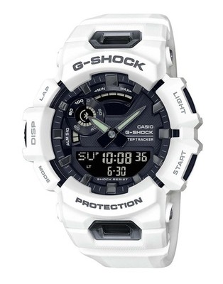 Casio GBA-900-7AER G-Shock Herrenuhr Steptracker weiß Ø49mm