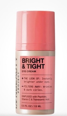 iNNBEAUTY PROJECT Bright & Tight Dark Circle Firming Eye Cream 0.5 oz 15 mL New