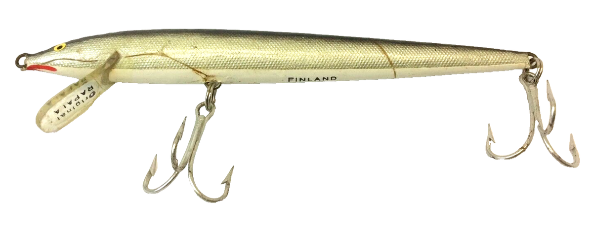 Vintage Used Original Rapala Made in Finland Minnow 6.75” Floating