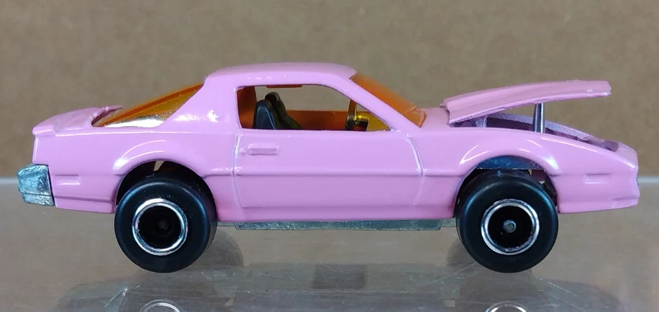 3 #248 Pontiac Firebirds by Majorette Movers: Pink, White & Blue made jin France - Image 2 of 4