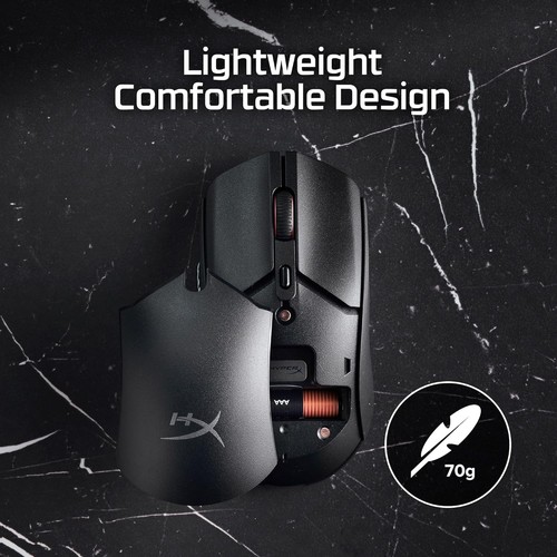 HyperX The Pulsefire Haste 2 Core Wireless is a wireless, lightweight gaming mou - Bild 2 von 7