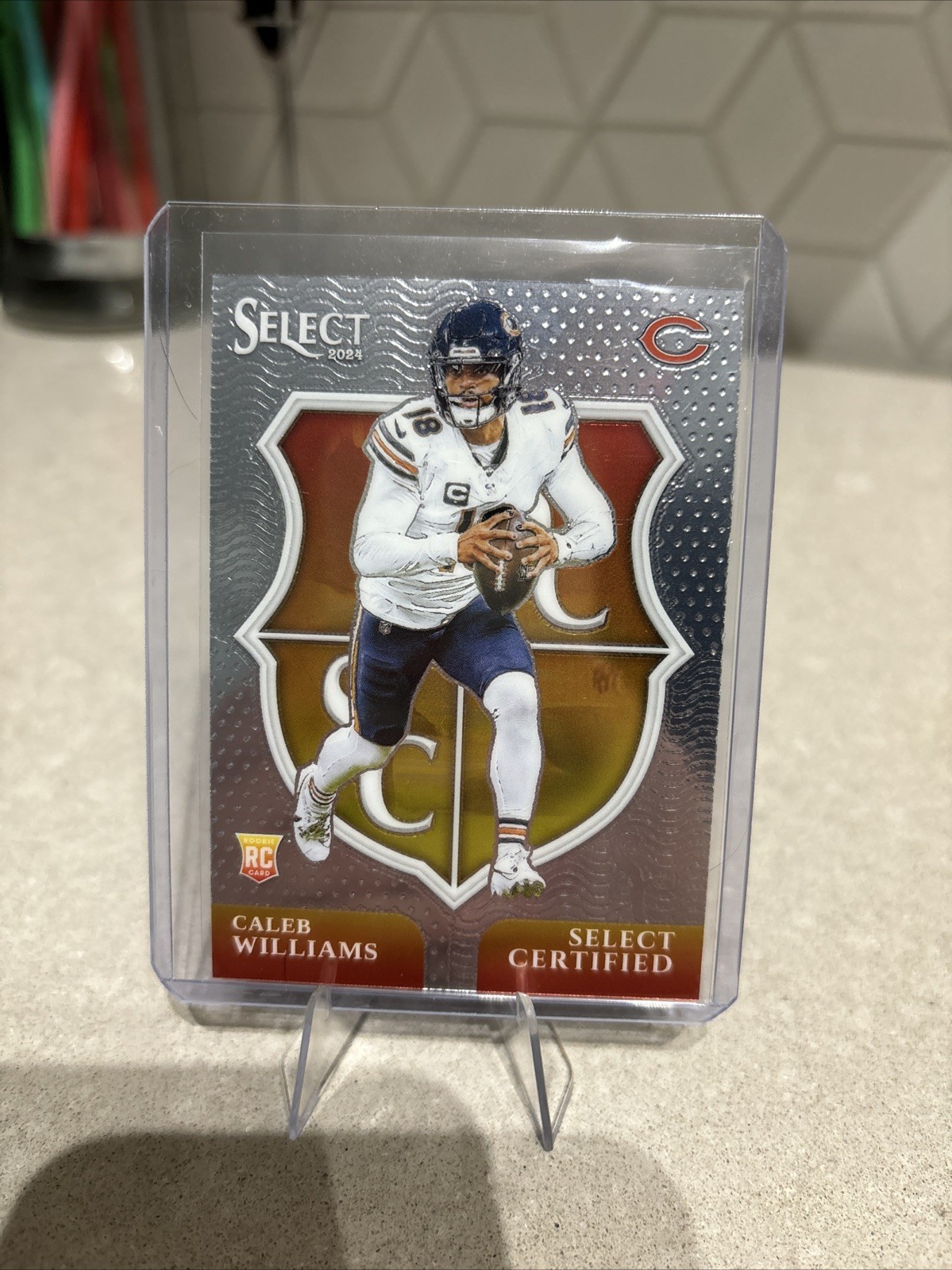 2024 Panini Select - Select Certified Rookies Caleb Williams #1 Silver Prizm