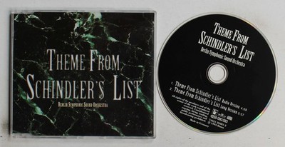 Deutsches Filmorchester Babelsberg Theme From Schindler's List GER CDSingle 1994