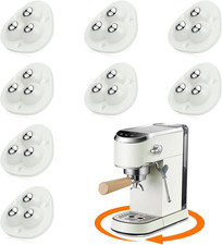 Self-Adhesive Caster Wheels for Kitchen Appliances, 360° Swivel, 8 PCS