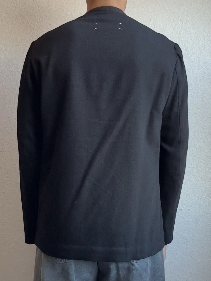 Blazer Maison Margiela Minimal Sin Cuello Lana Virgen - SS23 Foto 2 de 4