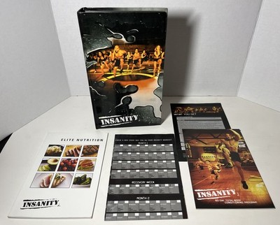 Insanity BEACHBODY 60 Day Total Body Workout 13 Disc DVD Set Fitness Program