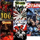 SPAWN #100, 101, 105, 144, 145 IMAGE 1999-2005 5 BOOK HI GRADE LOT OF MCFARLANE!
