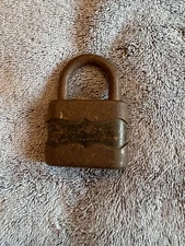 Vintage Green Padlock, Unmarked. Trelock- Volm 55 M/M Germany