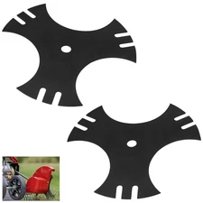 Universal 9"X9"Edger Blade (5/8"Center Hole) 3-Side Star for Craftsman Walk