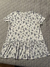 Homebody Boutique Women’s Large Baby Doll Shirt Fall Boho Cottage Core