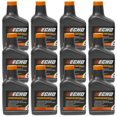 12 Pack Echo Oil 12.8 oz Bottles 2 Cycle Mix for 5 Gallon - Power Blend 6450005