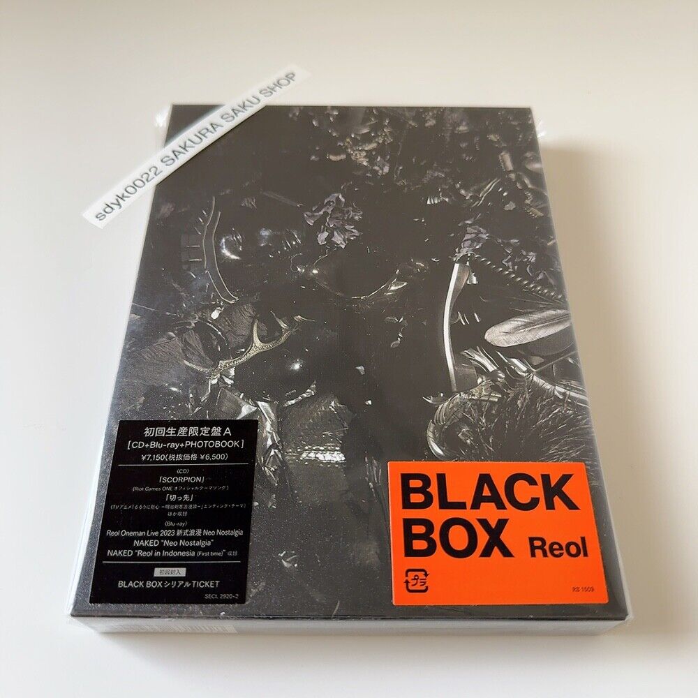 Reol BLACK BOX Limited Edition A CD w/ Blu-ray PhotoBook Reol BLACK BOX Limited Edition A CD w/ Blu-ray PhotoBook
