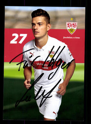 Carte Autographe Originale – Asgeir Sigurvinsson – VfB Stuttgart – Islande