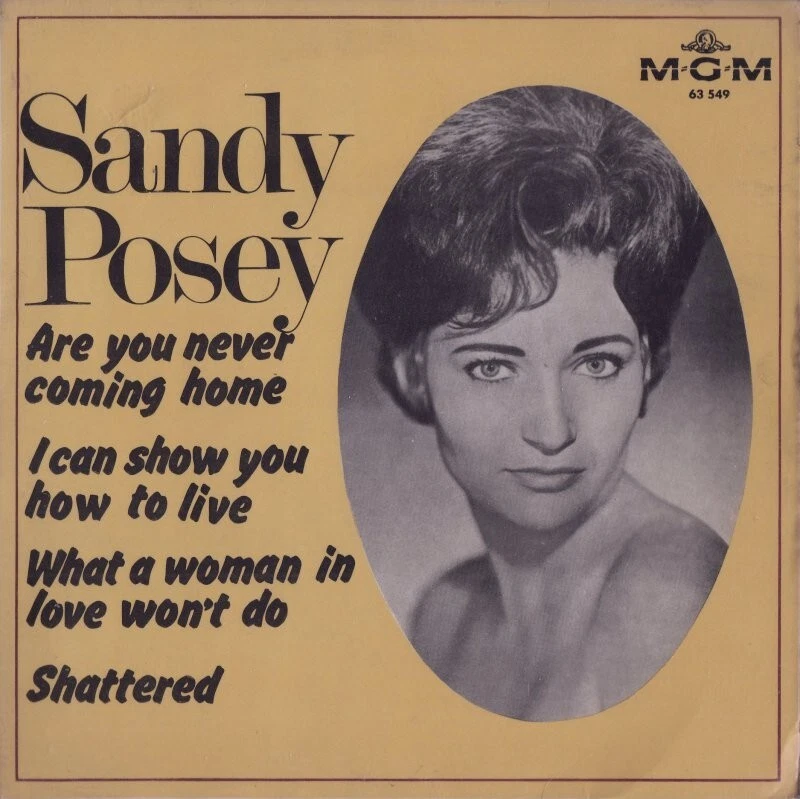 SANDY POSEY: rare orig. 1967 Spanish EP #2 ("Are You Never Coming Home" + 3) - Bild 1 von 1