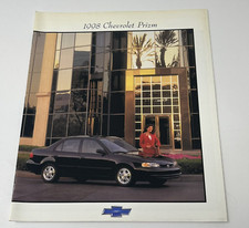 1998 Chevrolet Prizm Dealer Showroom Sales Brochure Informational Photos