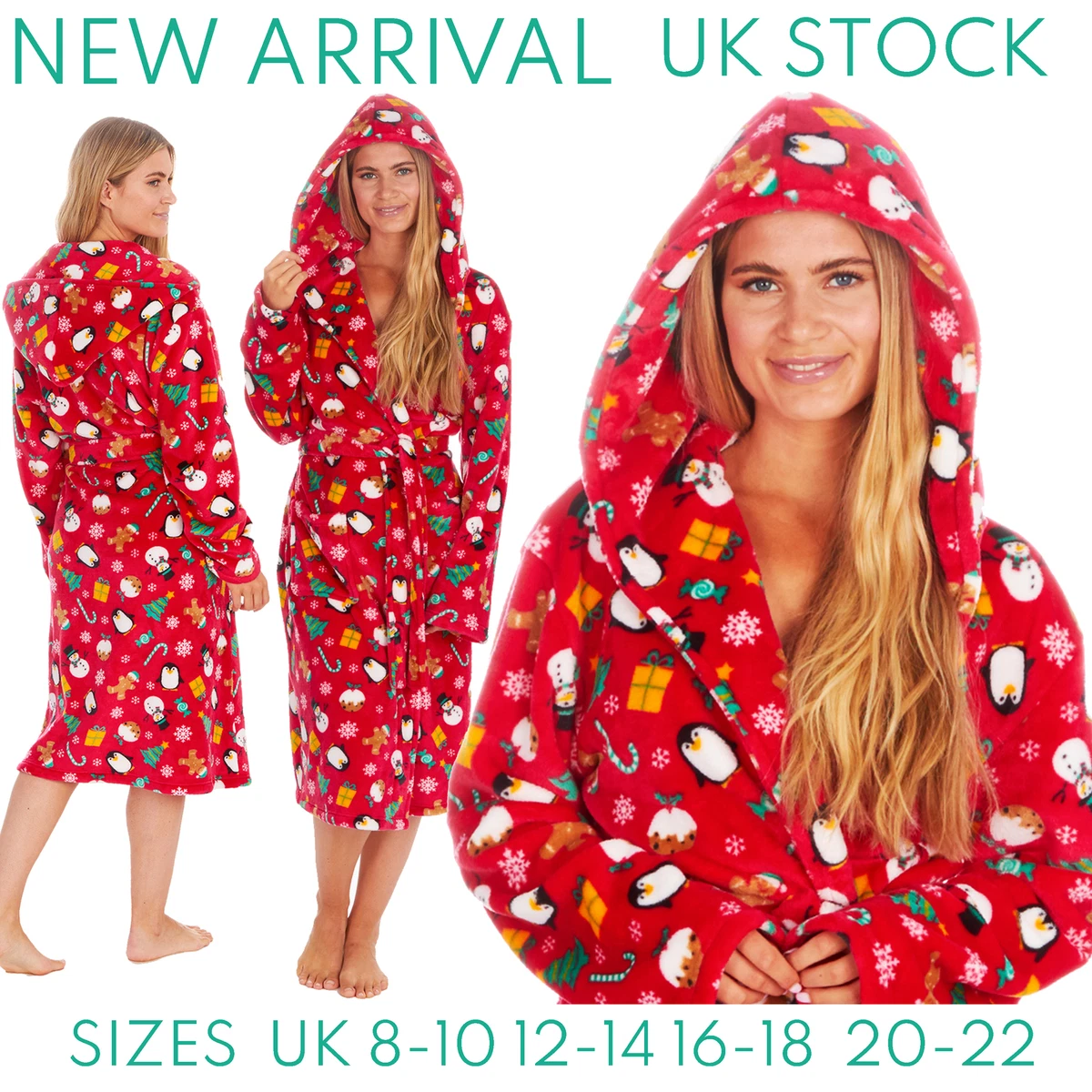 Christmas dressing gown ladies cheap