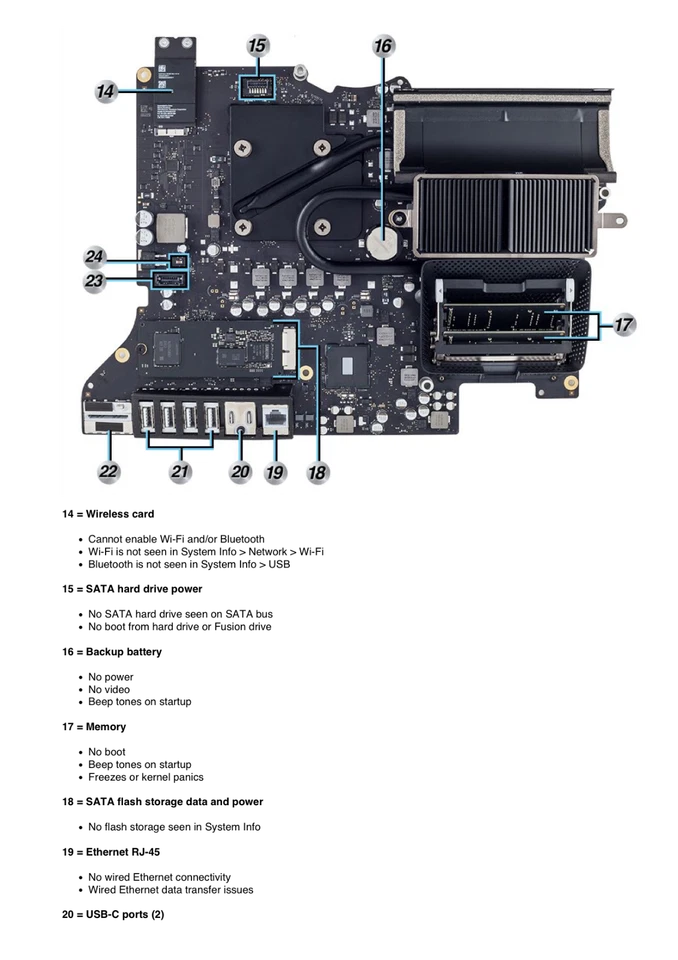 Apple iMac 27 pulgadas 2017 5K Guía del técnico Manual de servicio Foto 3 de 4