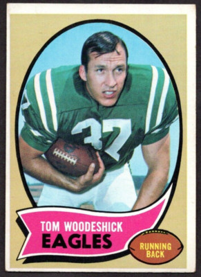 1970 Topps #210 Tom Woodeshick VG, Two bends