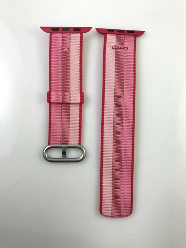 Original Apple Watch Woven NYLON Band classic buckle 42MM 44MM 45MM 46MM Berry