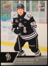 2022-23 22/23 Upper Deck CHL #81 Isaac Belliveau Gatineau Olympiques