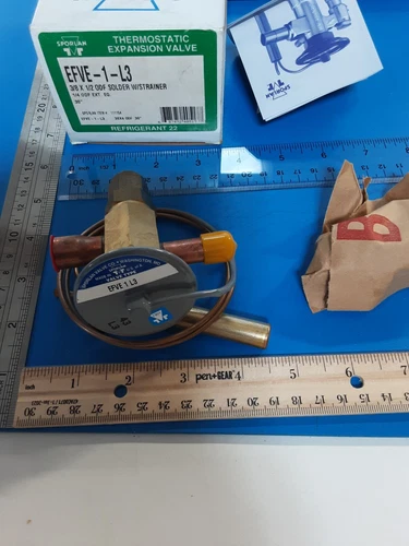 Sporlan 111154 EFVE-1-L3 3SX4 ODF 30" 3/8" x 1/2" Solder W/Strainer  Exp. Valve