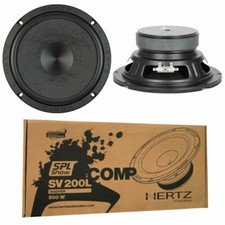 Hertz SV 200L Coppia Casse Woofer 20cm 200mm Altoparlanti 500W Serie Spl Show