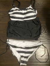 Tankini Swimsuits For Women Plus Size Two Piece Stretch Loose Swimming Beachwear