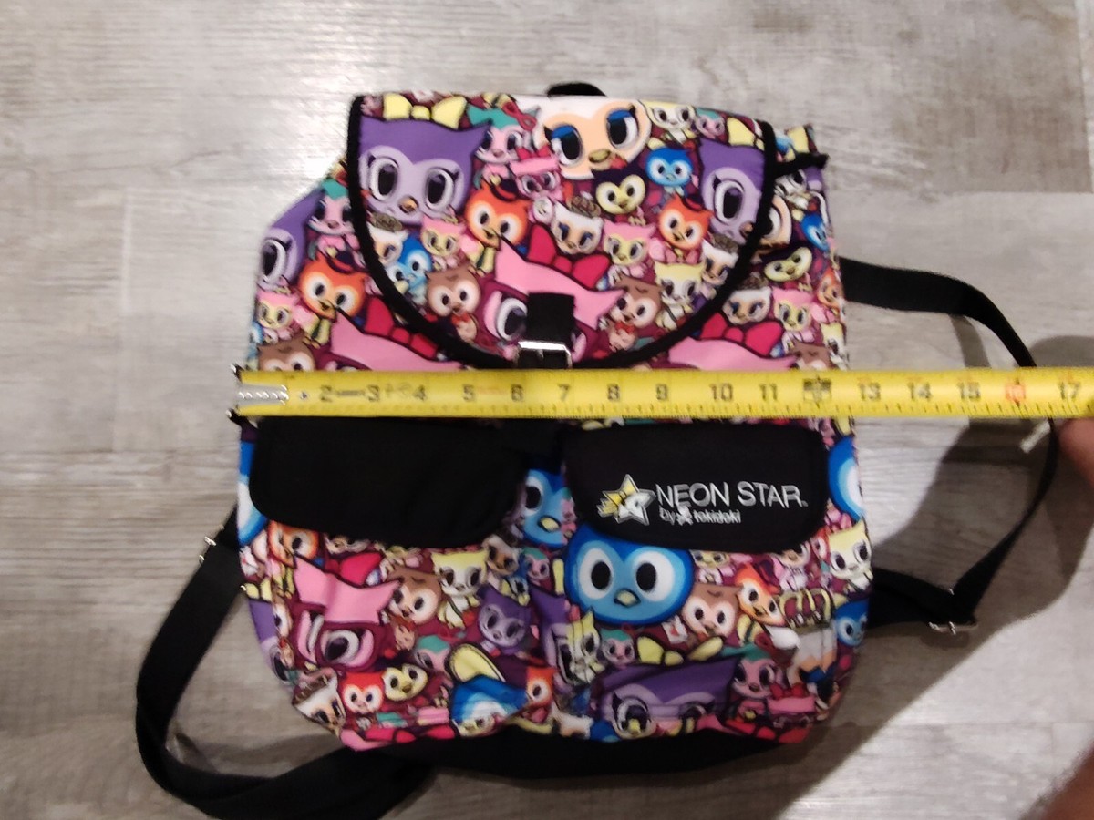 Tokidoki x Loungefly NEON STAR Backpack Colorful Owls Manga  display picture 1