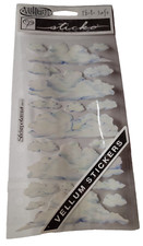 Sticko Vellum Clouds Sticker Sheet Scrapbooking Card Making Crafts New